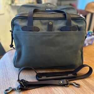 RUGGED TWILL ORIGINAL BRIEFCASE-OTTER GREEN